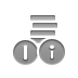Info, coinstack Gray icon