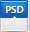 photoshop, File, Psd WhiteSmoke icon