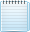 Blue, blocknotes Icon