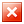 cross, square, Badge OrangeRed icon