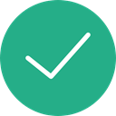 tick, Checked, interface, success MediumSeaGreen icon