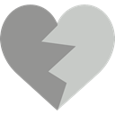 interface, shapes, Heart, Dislike LightSlateGray icon
