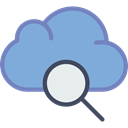 Multimedia, Data, Cloud computing, storage, search, Multimedia Option, interface CornflowerBlue icon