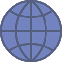Earth Grid, worldwide, Multimedia, interface, Globe Grid, Wireless Internet, world, signs, Earth Globe, internet LightSlateGray icon