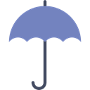 Rain, Umbrella, Protection, Umbrellas, rainy, Tools And Utensils, weather Black icon