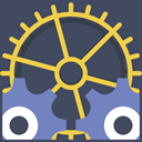 settings, Tools And Utensils, configuration, cogwheel, Gear DarkSlateGray icon