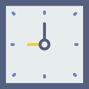 tool, time, Clock, square, Tools And Utensils, watch Lavender icon