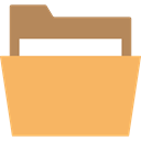 Folder, interface, Office Material, storage, Data Storage, file storage SandyBrown icon