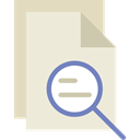 File, Archive, document, interface, search AntiqueWhite icon