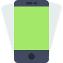 smartphone, cellphone, technology, touch screen, mobile phone, Iphone LightGreen icon