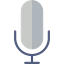 Voice Recording, technology, radio, sound, vintage, Microphone Silver icon