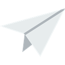 childhood, paper plane, Message, Origami, Airplane Origami Black icon