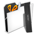 office, nanosuit, Folder DarkSlateGray icon