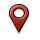fav, location Black icon
