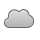 grey, Cloud Icon