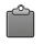 silver, notepad Gray icon
