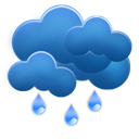 medium, weezle, Rain SteelBlue icon