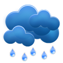 Rain, weezle SteelBlue icon