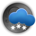 night, weezle, Snow Black icon