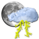 Moon, Storm Black icon