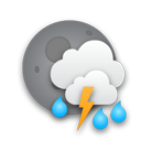 tstorm, night Gray icon