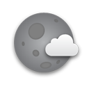 night, Cloudy Gray icon