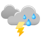 thunderstorm Silver icon