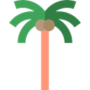 nature, Palm Tree, Botanical, Tree, tropical, ecology Black icon