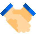 Shake Hands, Gestures, Cooperation, Handshake, Business, Agreement NavajoWhite icon