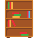 Bookshelf, Library, Book, storage, Bookcase, furniture Sienna icon