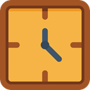 Clock, alarm clock, time, timer, Tools And Utensils SandyBrown icon
