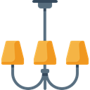 lamp, illumination, light Black icon