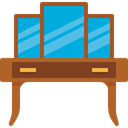 furniture, Dresser, Dressing, Mirror, table Sienna icon