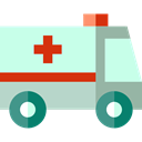emergency, transport, Automobile, medical, vehicle, Ambulance PaleTurquoise icon