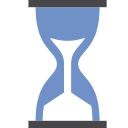 Hourglass DarkSlateGray icon