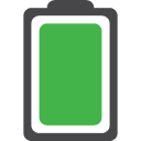 Battery, Full LimeGreen icon