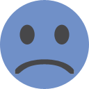 sad, Emoticon CornflowerBlue icon