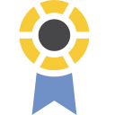 Certificate Goldenrod icon