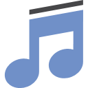 music CornflowerBlue icon