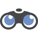 Binoculars DarkSlateGray icon