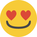love, Emoticon Goldenrod icon