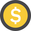 coin DarkSlateGray icon