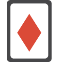 diamond, card DarkSlateGray icon