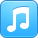 ping, Apple LightSkyBlue icon