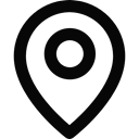 Maps And Flags, Map Location, pin, map pointer, placeholder, interface, Map Point, signs Black icon