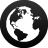 globe Black icon