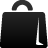 Bag, shopping Black icon