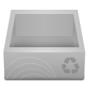 recycle, Bin DarkGray icon