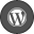 Wordpress, variation DarkSlateGray icon