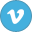 Vimeo, variation MediumTurquoise icon